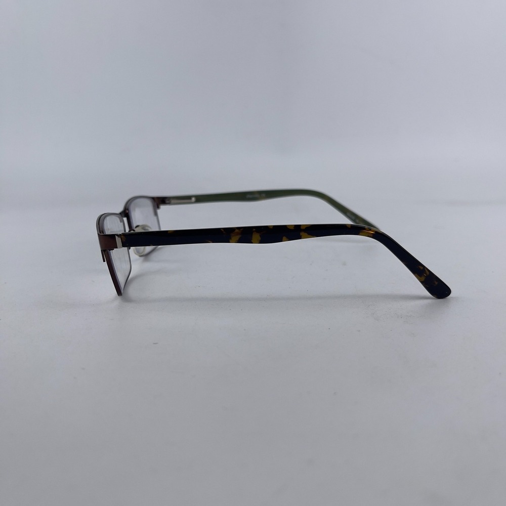 D'amato DM4142 Unisex Adult Eyeglasses Frame Green Plastic Half Rim 54-16-140 mm - Picture 3 of 12